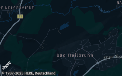 Heizung Map of Bad Heilbrunn