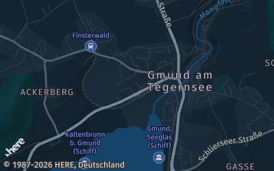Heizung Map of Gmund am Tegernsee