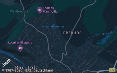 Heizung Map of Bad Tölz
