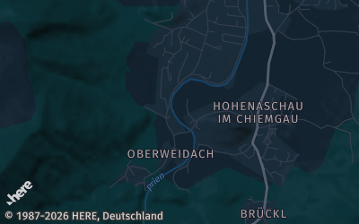 Heizung Map of Aschau im Chiemgau