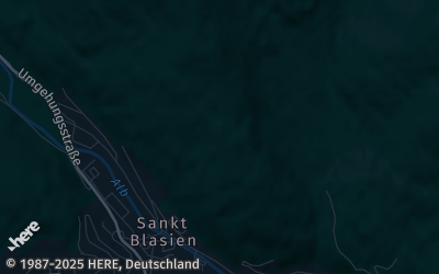 Heizung Map of Sankt Blasien