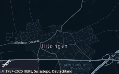 Heizung Map of Hilzingen