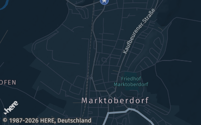Heizung Map of Marktoberdorf