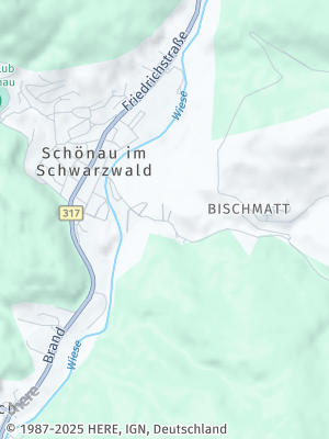 Here Map of Schönau im Schwarzwald