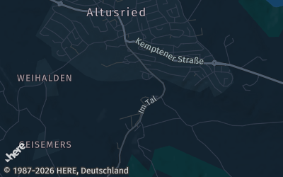 Heizung Map of Altusried