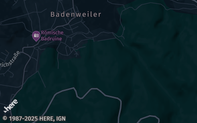 Heizung Map of Badenweiler