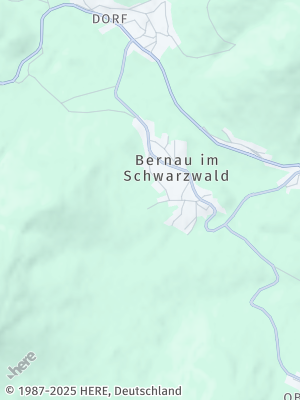 Here Map of Bernau im Schwarzwald
