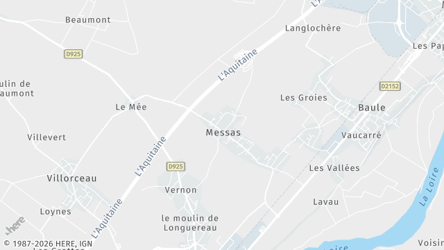 Carte de la zone d'intervention à Messas