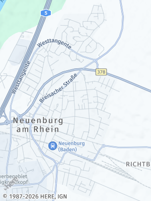 Here Map of Neuenburg am Rhein