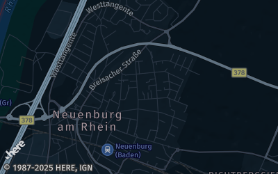 Heizung Map of Neuenburg am Rhein