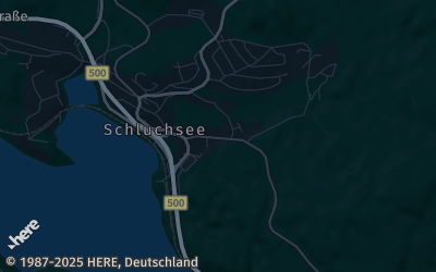 Heizung Map of Schluchsee