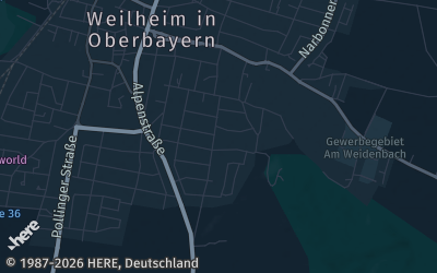 Heizung Map of Weilheim in Oberbayern
