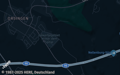 Heizung Map of Orsingen-Nenzingen