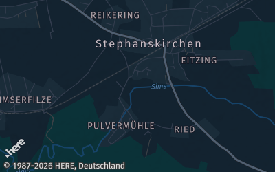 Heizung Map of Stephanskirchen