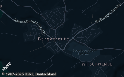 Heizung Map of Bergatreute