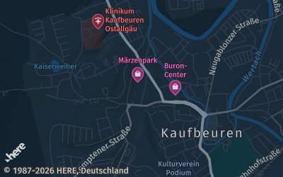 Heizung Map of Kaufbeuren