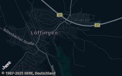 Heizung Map of Löffingen
