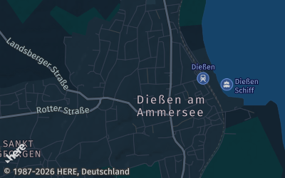 Heizung Map of Dießen am Ammersee
