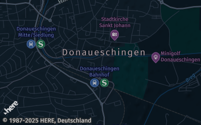 Heizung Map of Donaueschingen