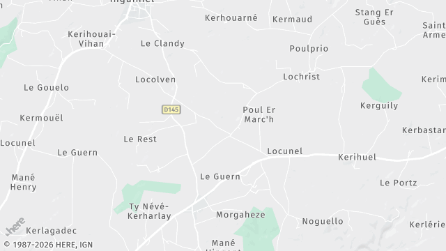 Carte de la zone d'intervention à Inguiniel