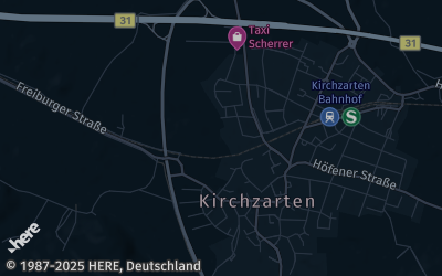 Heizung Map of Kirchzarten