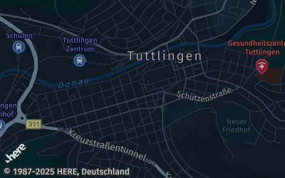 Heizung Map of Tuttlingen
