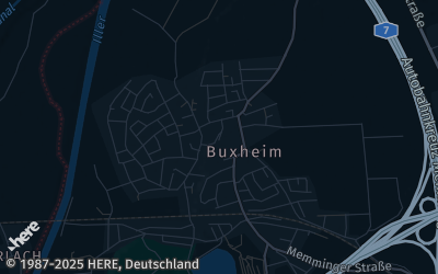 Heizung Map of Buxheim bei Memmingen