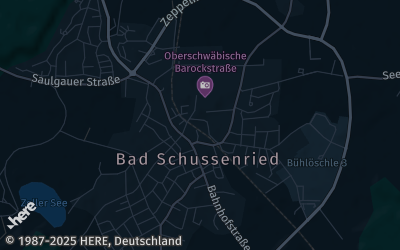 Heizung Map of Bad Schussenried