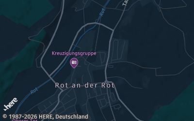 Heizung Map of Rot an der Rot
