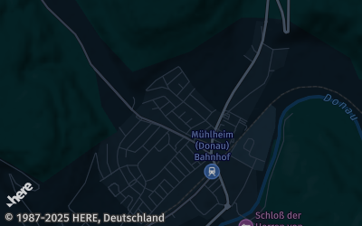 Heizung Map of Mühlheim an der Donau