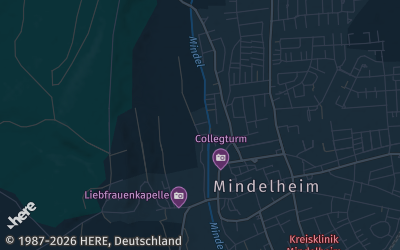Heizung Map of Mindelheim