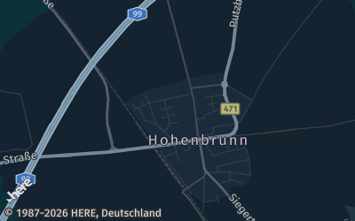 Heizung Map of Hohenbrunn