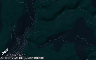 Heizung Map of Gütenbach