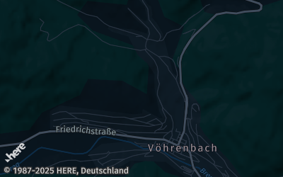 Heizung Map of Vöhrenbach