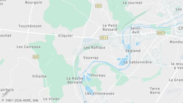 Carte de la zone d'intervention à Saint-Denis-Lanneray