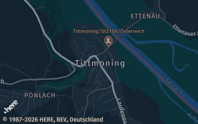 Heizung Map of Tittmoning