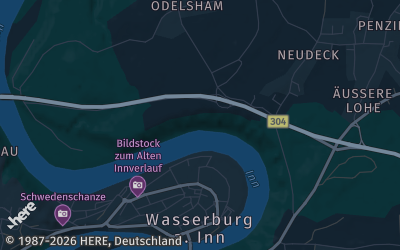 Heizung Map of Wasserburg am Inn