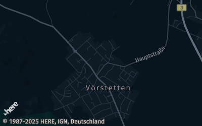 Heizung Map of Vörstetten
