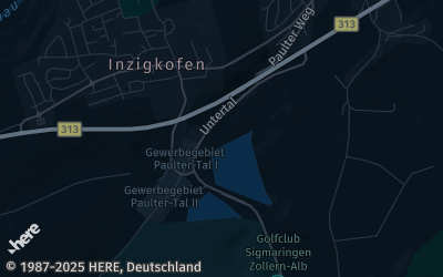 Heizung Map of Inzigkofen