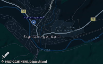 Heizung Map of Sigmaringendorf