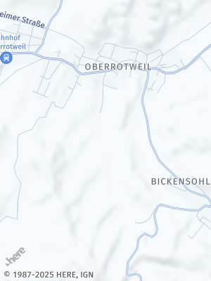 Here Map of Vogtsburg im Kaiserstuhl