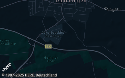 Heizung Map of Dauchingen