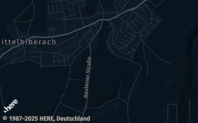 Heizung Map of Mittelbiberach