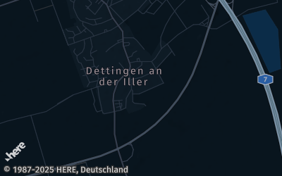 Heizung Map of Dettingen an der Iller