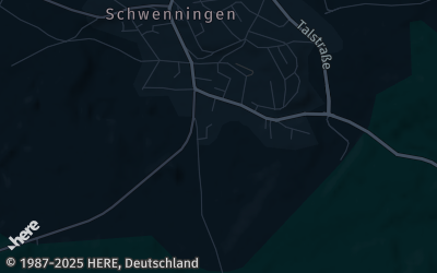 Heizung Map of Schwenningen