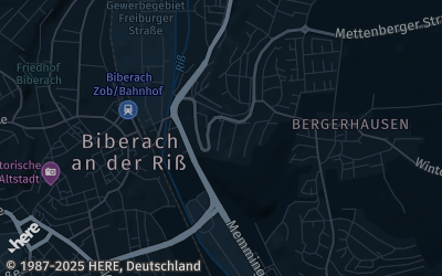 Heizung Map of Biberach an der Riß