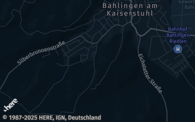 Heizung Map of Bahlingen am Kaiserstuhl