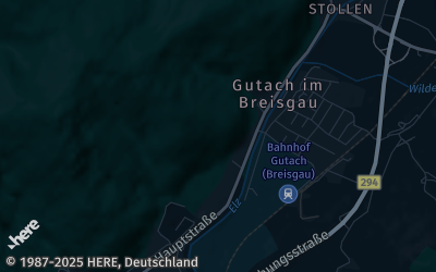 Heizung Map of Gutach im Breisgau
