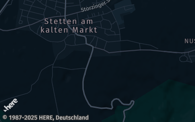 Heizung Map of Stetten am kalten Markt