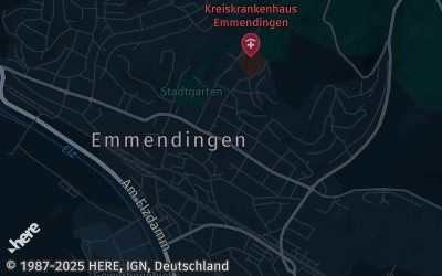 Heizung Map of Emmendingen